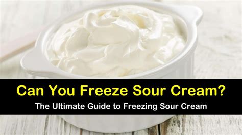 Maybe you would like to learn more about one of these? Can You Freeze Sour Cream? - The Ultimate Guide to ...