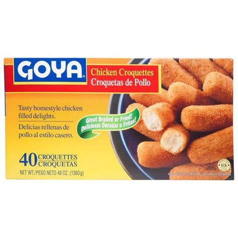 Goya Chicken Croquettescroquetas De Pollo 48 Oz