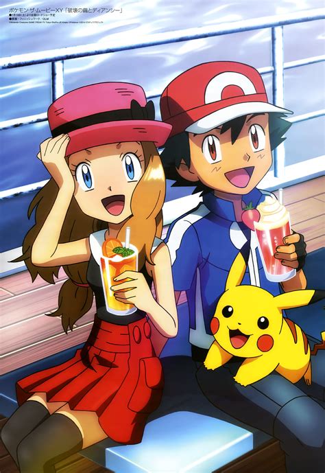 Pin By 衍澄 龍 On Animeandgame Pokemon Ash And Serena Pokemon Poster