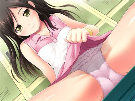 Nonohara Miki Hazuki Riko Mebae Game Game Cg Highres 1girl Bare Shoulders Blush