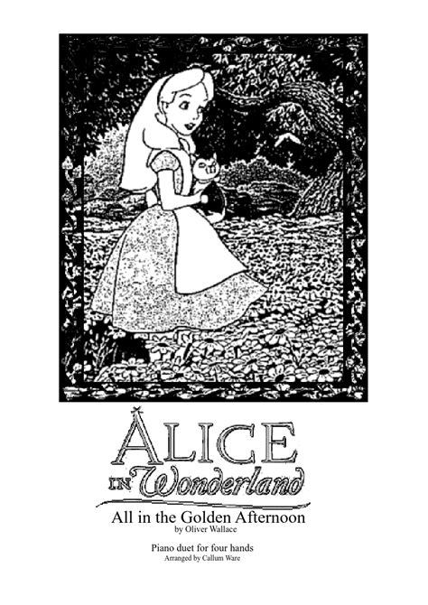 Alice In Wonderland All In The Golden Afternoon Alice In Wonderland
