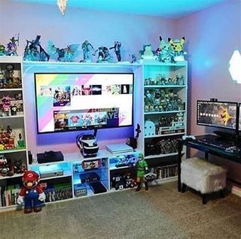 33 The Best Gaming Setup For Amazing Rooms Boys Game Room Game Room
