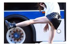 malfunction wardrobe hilary rhoda panties unfortunate skirt she wearing suffers her model daily modeling gave onlookers barely leather while mini