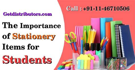 The Importance Of Stationery Items For Students Stationery Items