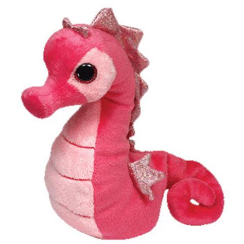 Ty Beanie Baby Majestic The Pink Seahorse 6 Inch