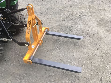 Novaquip 3 Pt Adjustable Pallet Forks 300kg Implements Direct