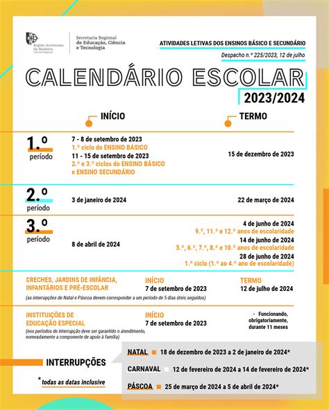 Calendário Escolar 20232024