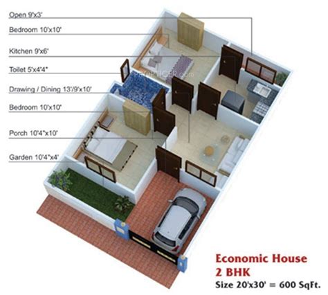 Cool 1000 Sq Ft House Plans 2 Bedroom Indian Style New Home Plans Design
