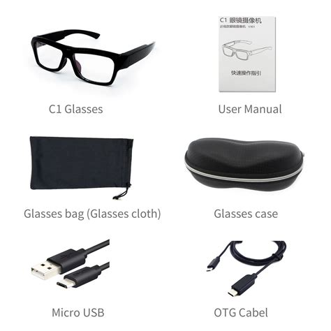 4k Camera Glasses 3840 2160px Ultra Hd Spy Glasses Camera Wearable Mini Hidden Camera Video