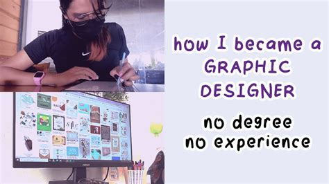 How I Became A Graphic Designer With No Degree And Experience Tips