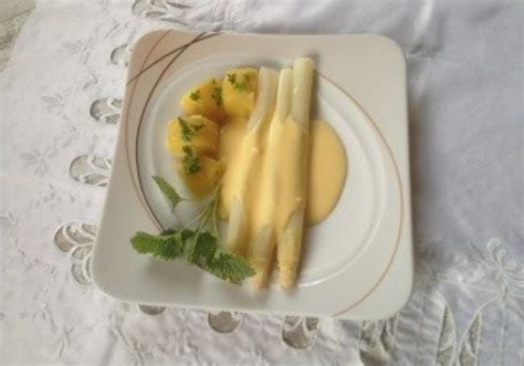 Spargel Mit Sauce Hollandaise Rezept Ichkoche At