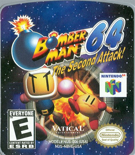 Gamer Labels Bomberman 64 2nd Attack