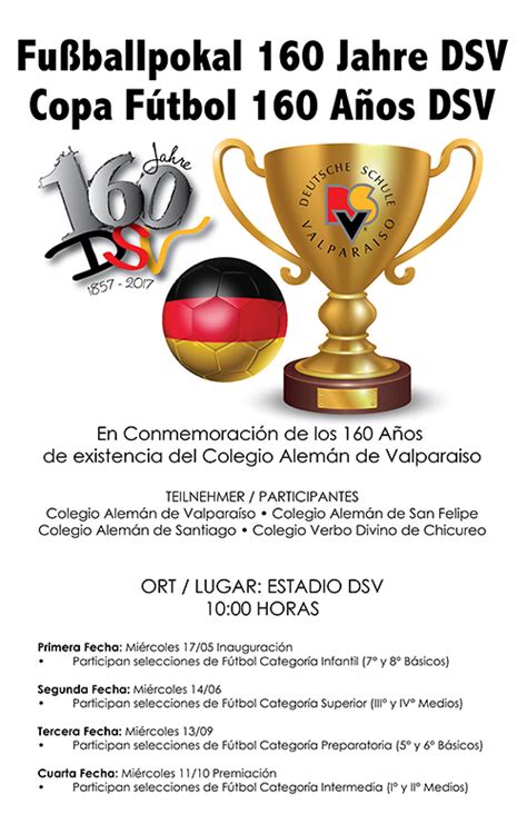 Copa De Fútbol 160 Años Dsv Colegio Alemán