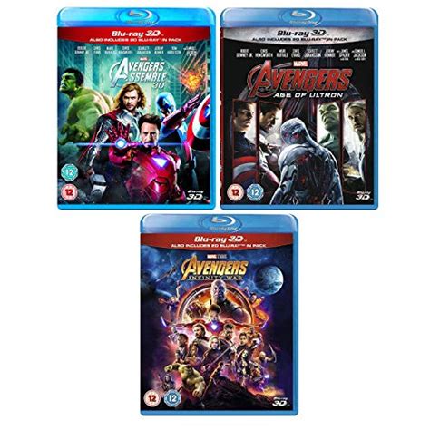 Avengers Complete Collection Assemble Age Of Ultron Infinity War