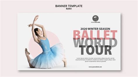 Banner Template For Ballet Performance Free Psd File