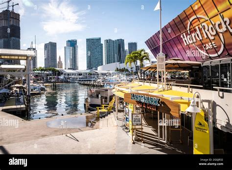 Bayside Marketplace Downtown Miami Florida Stock Photo Alamy