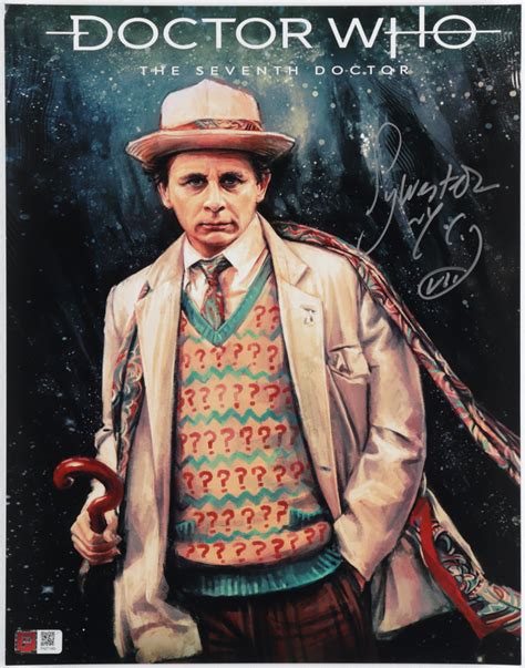 Sylvester Mccoy Signed Doctor Who 11x14 Photo Inscribed Vii Pa