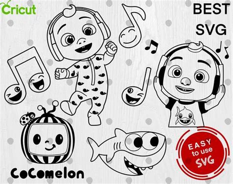 Download Cocomelon Characters Svg Free