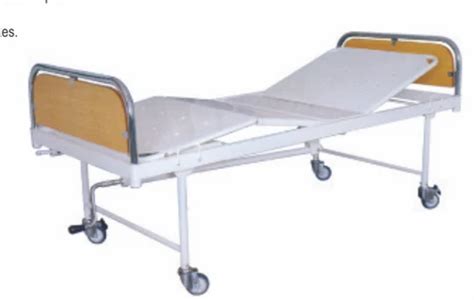 Mild Steel Hospital Single Bed Sizedimension 206l X 90w X 60h Cm At