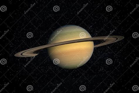 Planet Saturn In Space Stock Photo Image Of Atmosphere 174840042