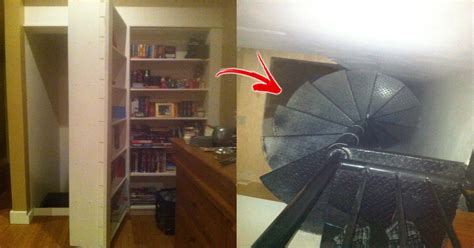 They Found A Hidden Spiral Staircase Behind Their Bookshelf Ph Trending