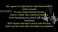 Eminem - Sway In The Morning Freestyle lyrics - YouTube