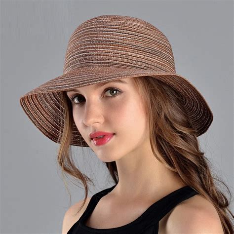 Fashion Beach Hat Female Summer Sun Cap Foldable Wide Brim Straw Hats