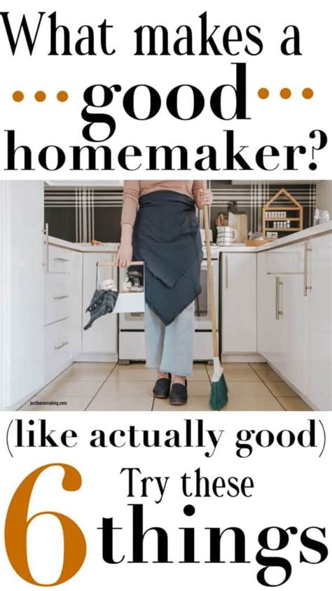 Becoming A Good Homemaker Deeper Than Cleaning Tips And Time