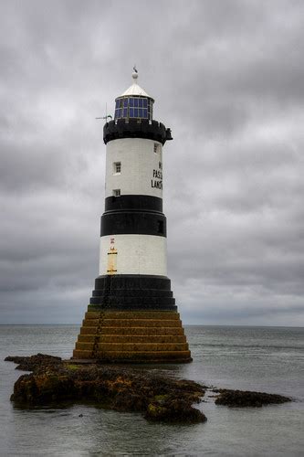 Trwyn Du Lighthouse Penmon Anglesey Wales United Kingd Flickr