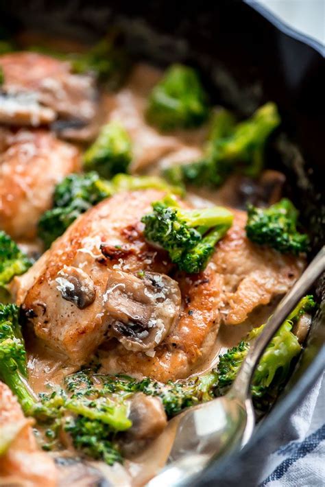 The broccoli in this recipe was made in a steam bag and. Broccoli & Mushroom Chicken | Recipe | Easy meals, Food ...