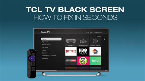 How To Fix Tcl Roku Tv Screen Is Black But Sound Works
