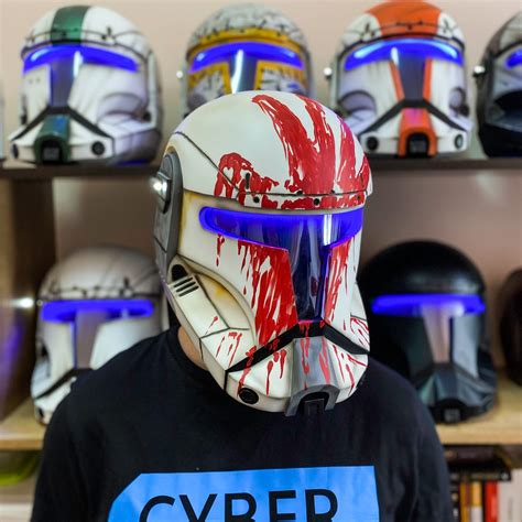 Star Wars Republic Commando Sev Helmet Led Cosplay Helmet Etsy