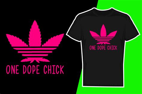 One Dope Chick Graphic By Design Factory · Creative Fabrica