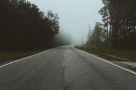 Free Images Fog Mist Morning Highway Driving Asphalt Explore