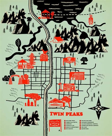 Twin Peaks Maps