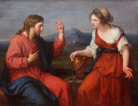 Jesus And The Samaritan Woman By Angelika Kauffman 1796 Public