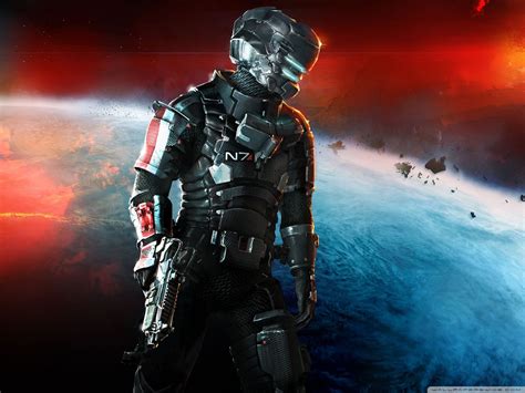 Left 4 dead 2 wallpaper and background image 1728x1080 id. Dead Space 3 - Mass Effect N7 Armor Ultra HD Desktop ...