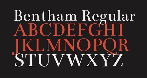 Bentham Regular Free Font What Font Is