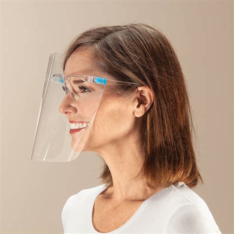Anti Fog Plastic Protective Face Shield With Glasses