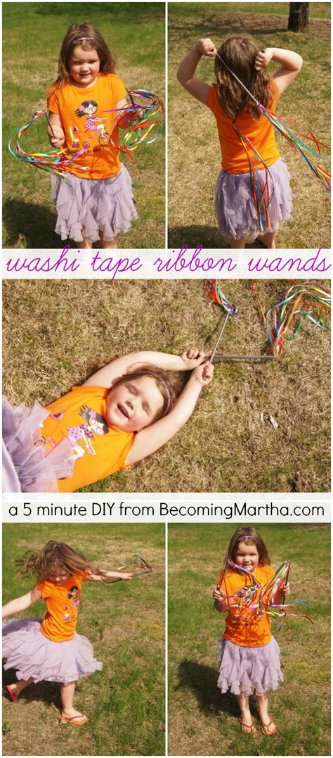 Ribbon crafts get more complicated when you can use a sewing machine. DIY Ribbon Wands in 5 Minutes! - The Simply Crafted Life