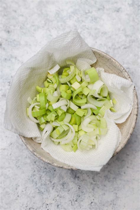 How To Cut Leeks Instructional Recipe Well Seasoned Studio