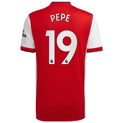 Arsenal Pepe 19 Hjemme Fodboldtrøjer 2021 2022 Danmark Fodboldtrøje
