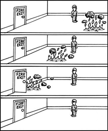 Fire Exit Funny Pictures Funny Bad Jokes