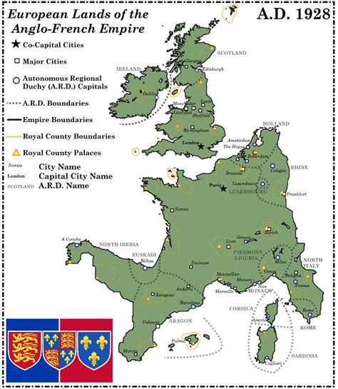 European Lands Of The Anglo French Empire In 1928 Imaginarymaps