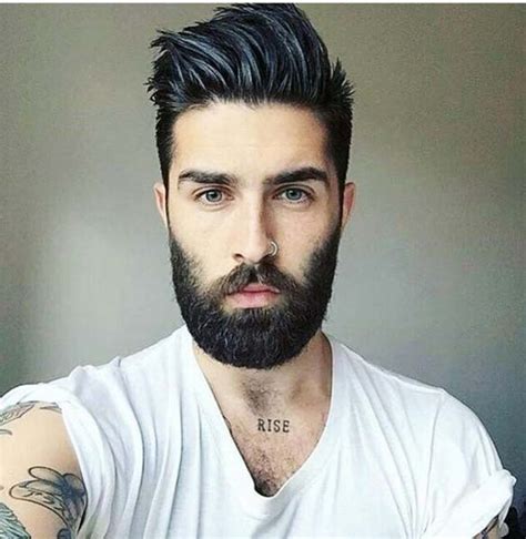 Mens Hairstyle With Beards 2018 Boys Hairstyles