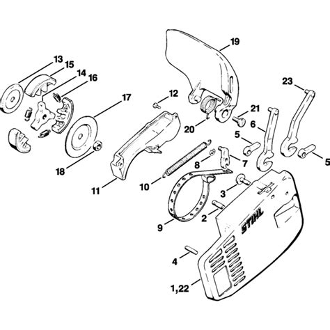 Chain Brake Assembly For Stihl 015 Gasoline Chainsaws Lands Engineers