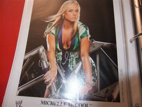 Michelle Mccool My Wrestling Autograph Collection