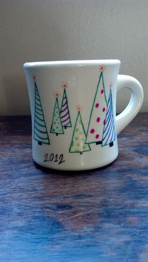 Diy Christmas Mug Designs Christmas Mug Design Etsy Diy Sharpie