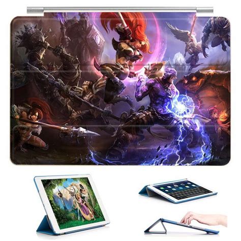 Case With League Of Legends Lol Game Heroes Illustration Apple Ipad 2
