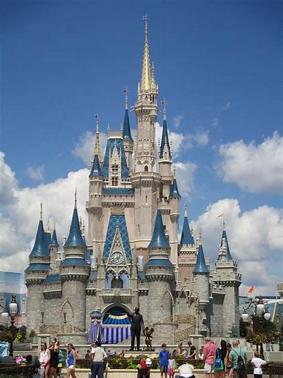 Castle Disney Park Cinderella Princess Orlando Amusement
